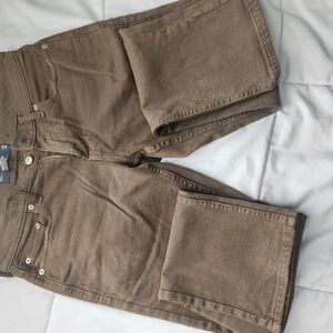 Hollister Brown Slim Straight Jeans